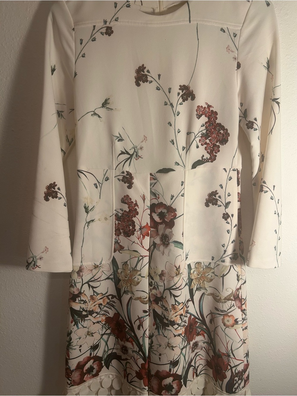 Zara women’s ivory dress